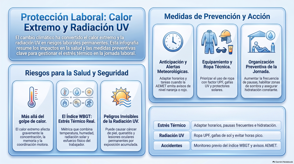 Calor extremo y radiación uv
